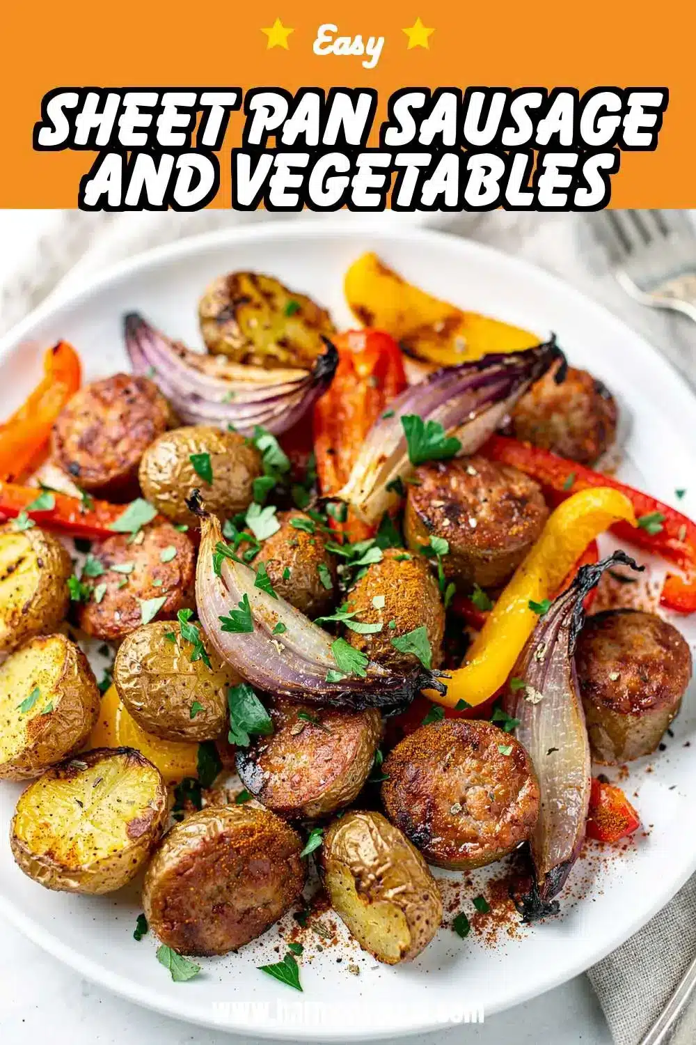 Storage and leftovers for Sheet Pan Sausage and Vegetables