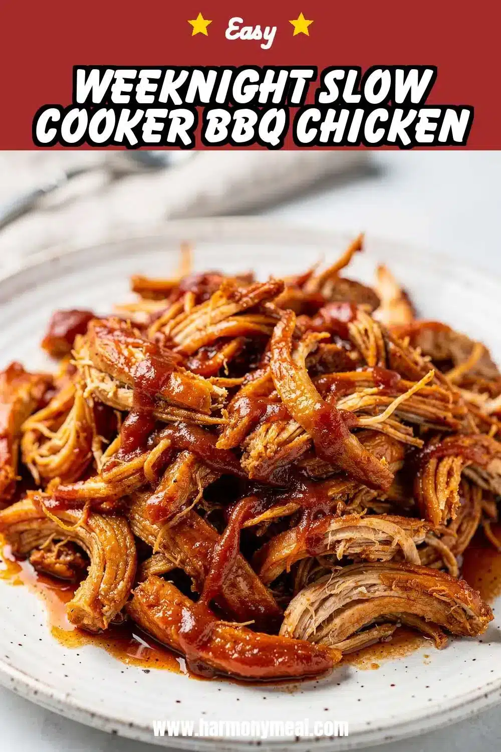 Storage and leftovers for Weeknight Slow Cooker BBQ Chicken