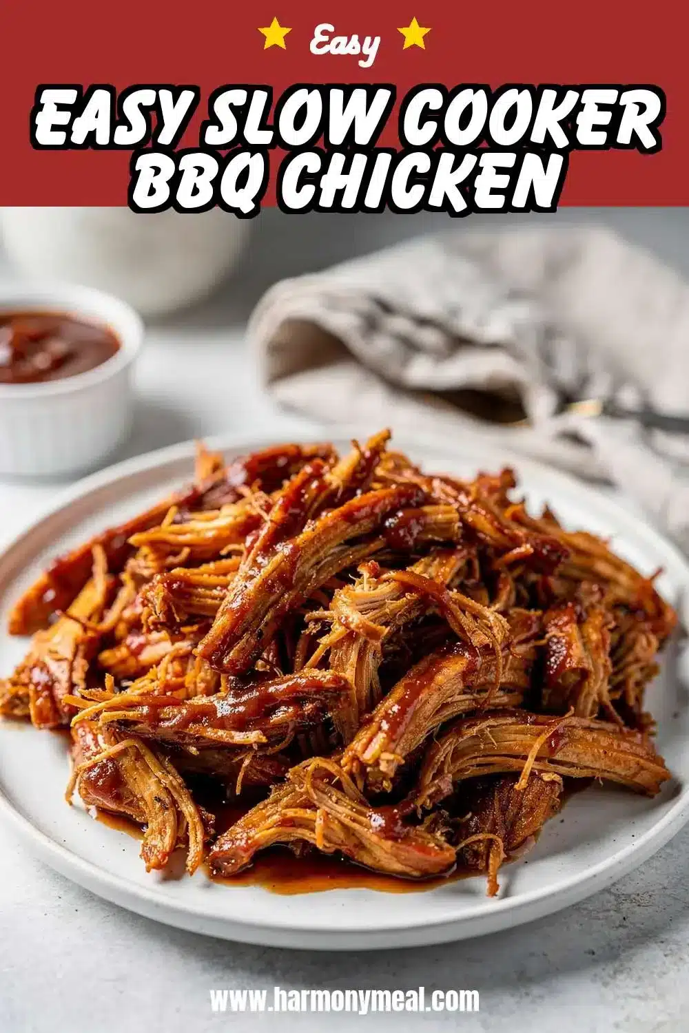 Storage and leftovers for Easy Slow Cooker BBQ Chicken