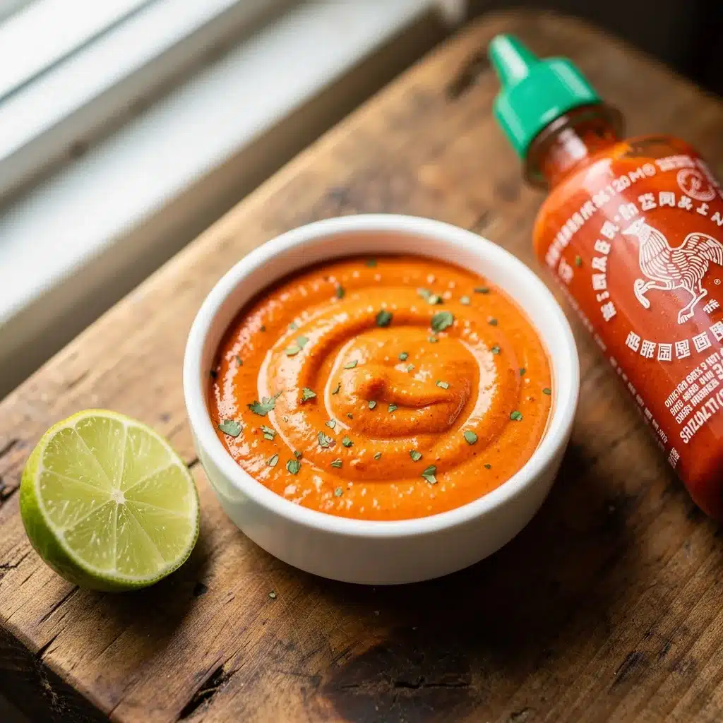 Ingredients for Spicy Sriracha Mayo
