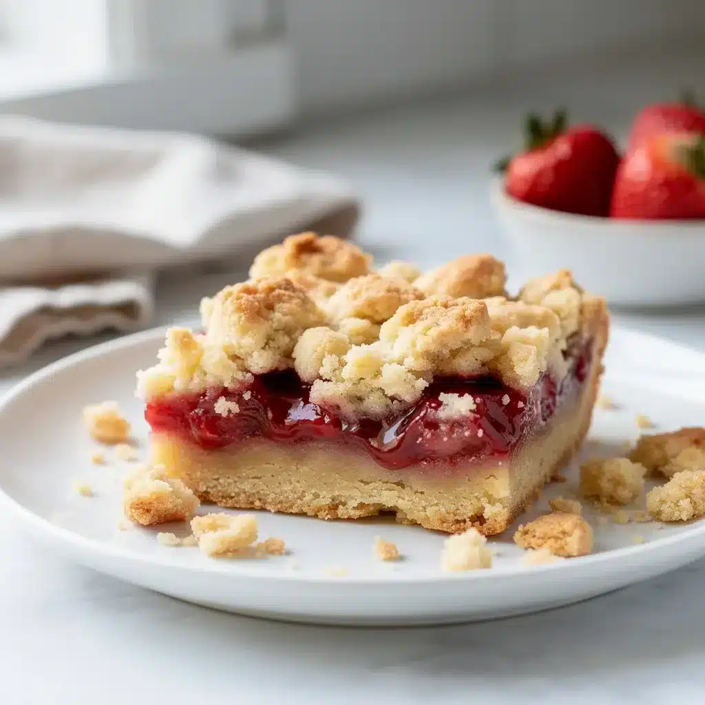 Ingredients for Strawberry Crumble Bars