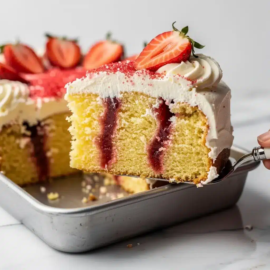 Ingredients for Bakery Style Jello Poke Cake