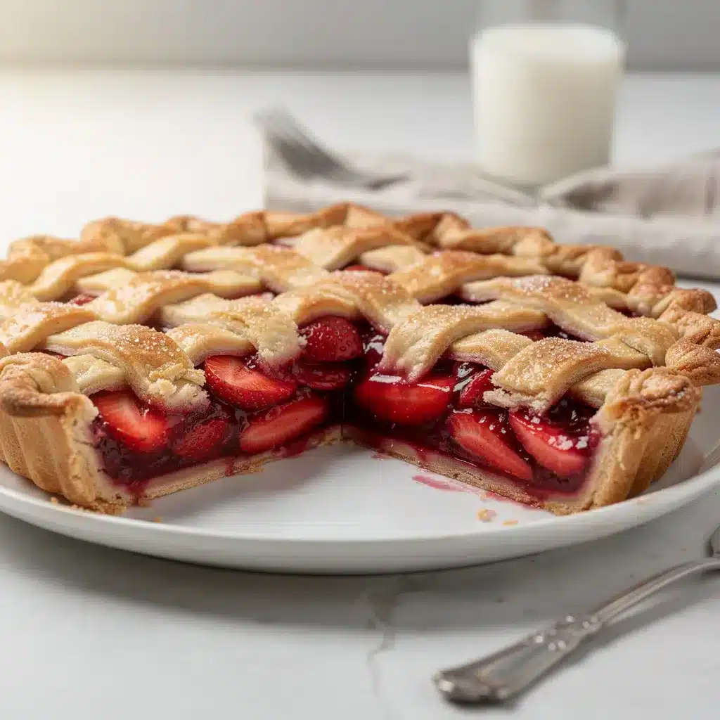 Ingredients for Seasonal Strawberry Pie