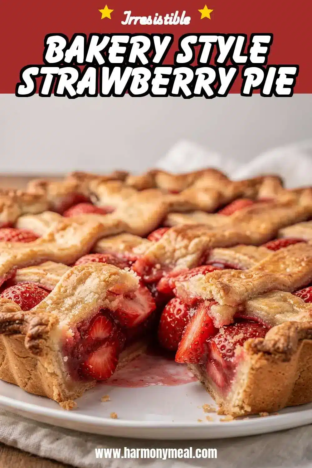 Storage and leftovers for Bakery Style Strawberry Pie