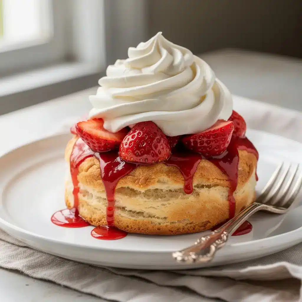 Ingredients for Crowd Pleasing Strawberry Shortcake