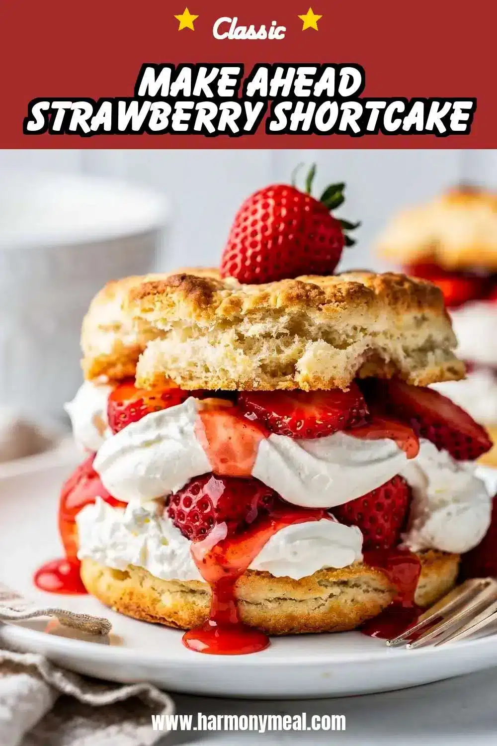 Storage and leftovers for Make Ahead Strawberry Shortcake