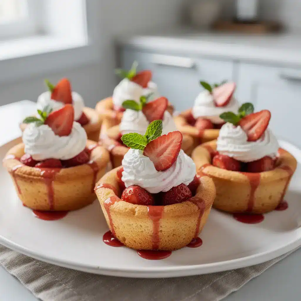 Ingredients for Strawberry Shortcake Cups