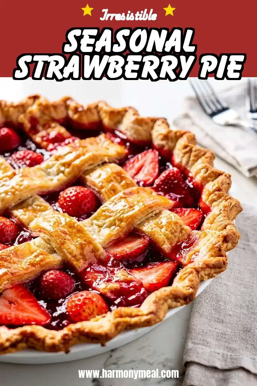Storage and leftovers for Seasonal Strawberry Pie