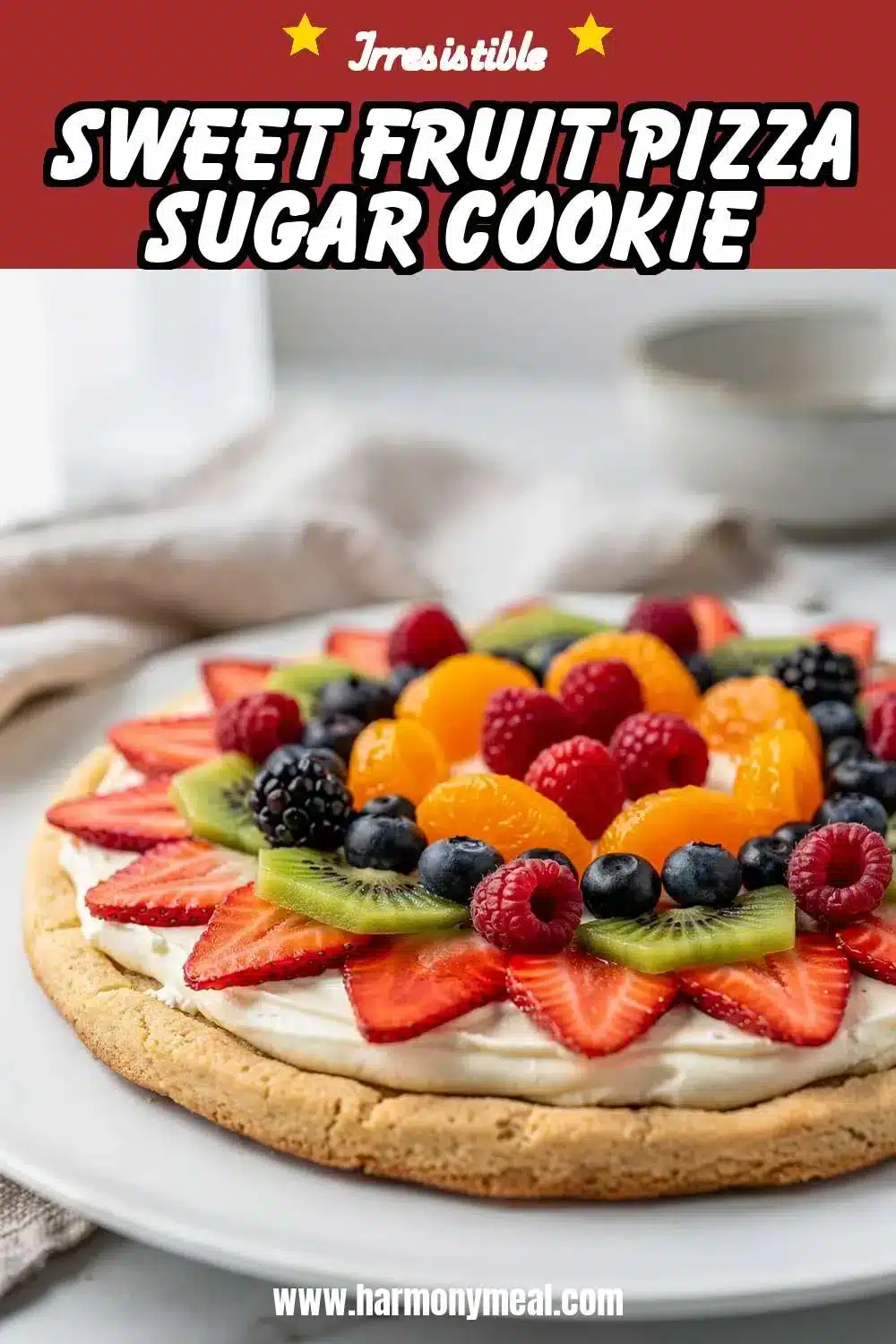 Storage and leftovers for Sweet Fruit Pizza Sugar Cookie