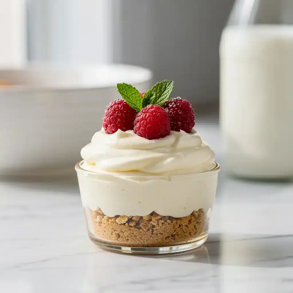 Ingredients for Sweet No Bake Cheesecake Cups