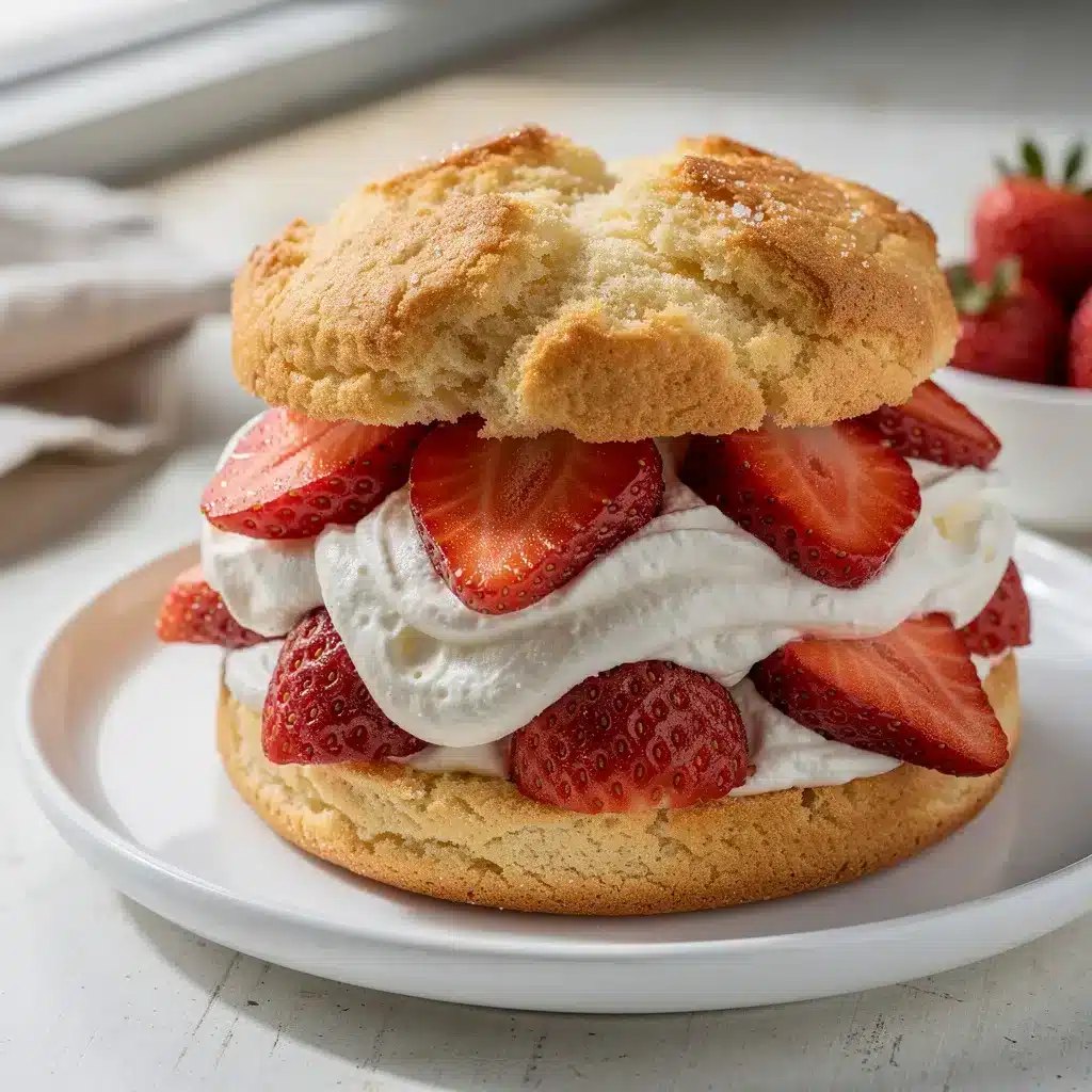 Ingredients for Sweet Strawberry Shortcake