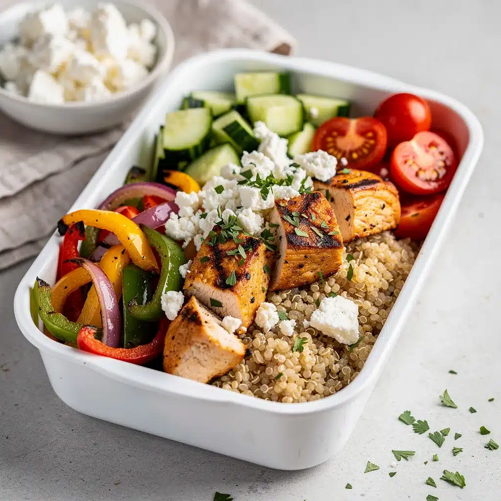 Ingredients for Fresh Chicken Meal Prep Bowls