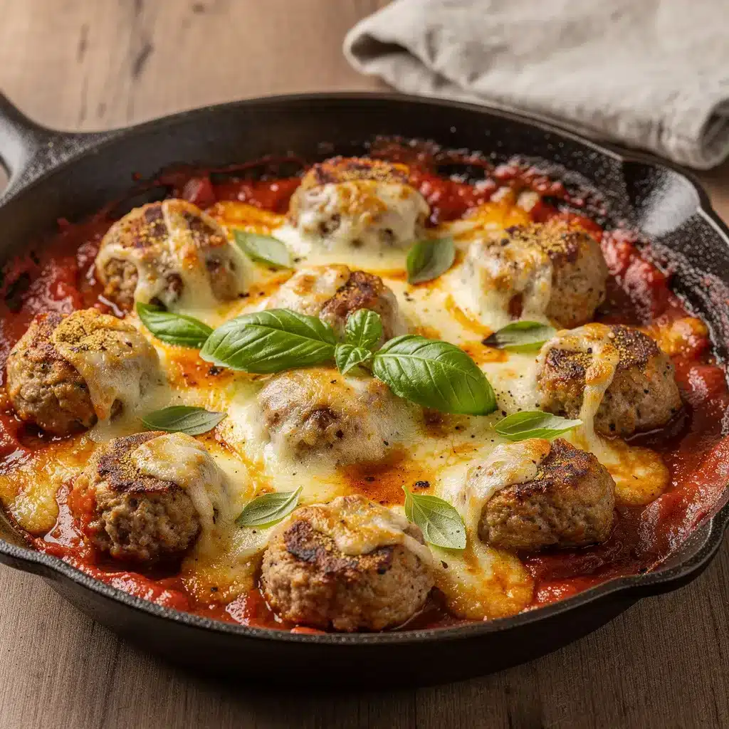 Ingredients for Cozy Turkey Meatball Marinara Skillet