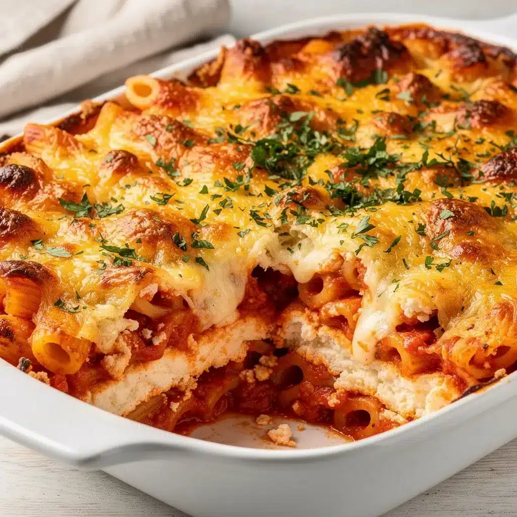 Ingredients for Crowd Favorite Easy Pasta Bake