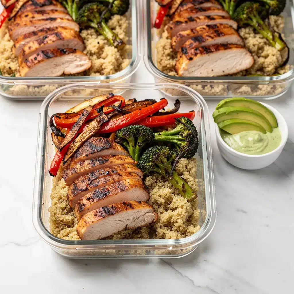 Ingredients for Weekly Chicken Meal Prep Bowls
