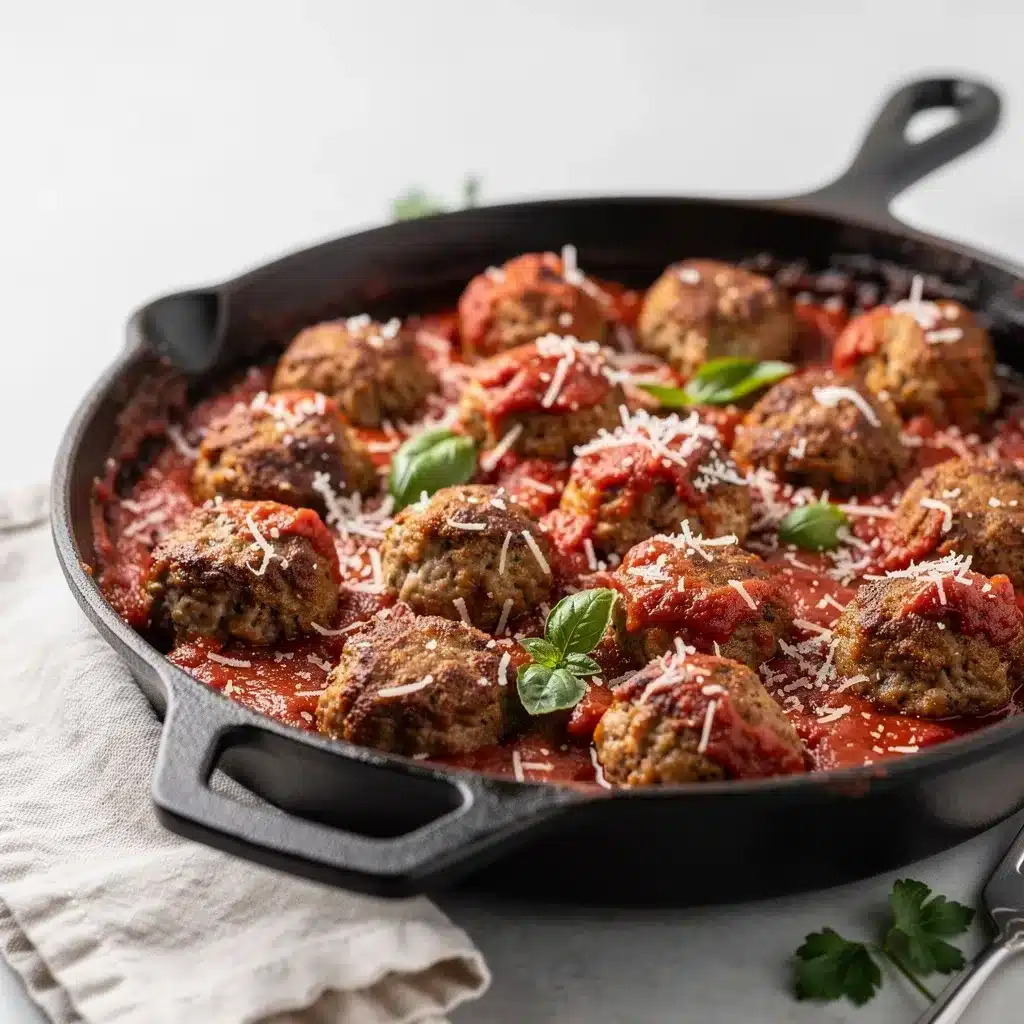 Ingredients for Make Ahead Turkey Meatball Marinara Skillet