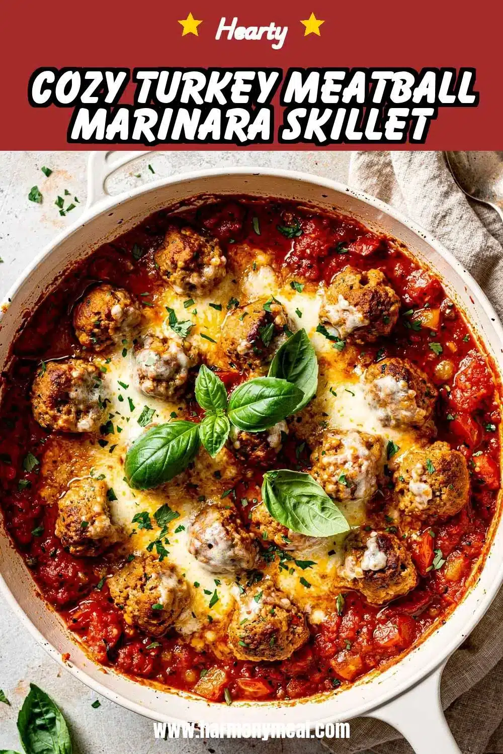 Storage and leftovers for Cozy Turkey Meatball Marinara Skillet