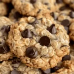 Rice Krispie Chocolate Chip Cookies with walnuts