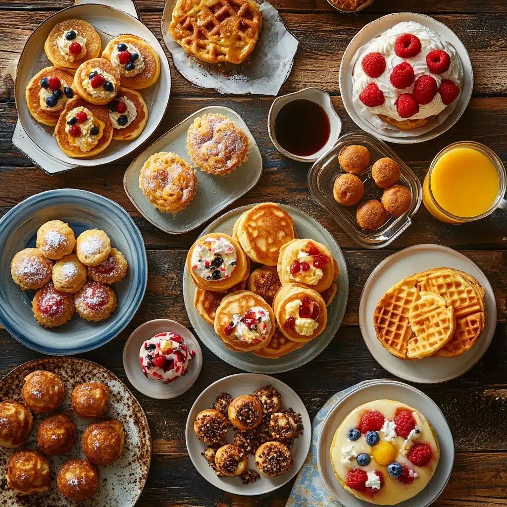 Creative breakfast recipes using Krusteaz pancake mix