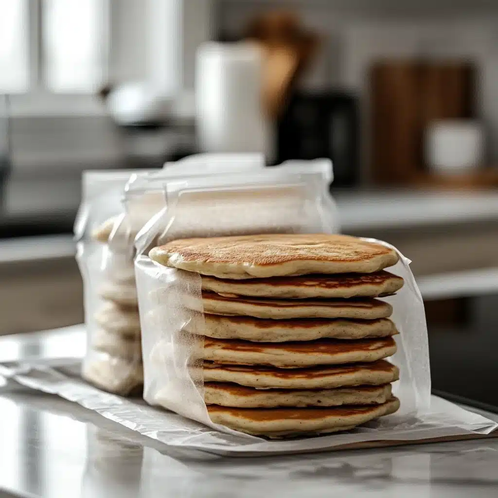 Protein pancakes mix meal prep in freezer bags
