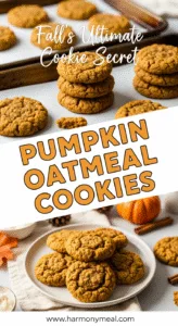 Pumpkin oatmeal cookies that melt in your mouth with chocolate chips