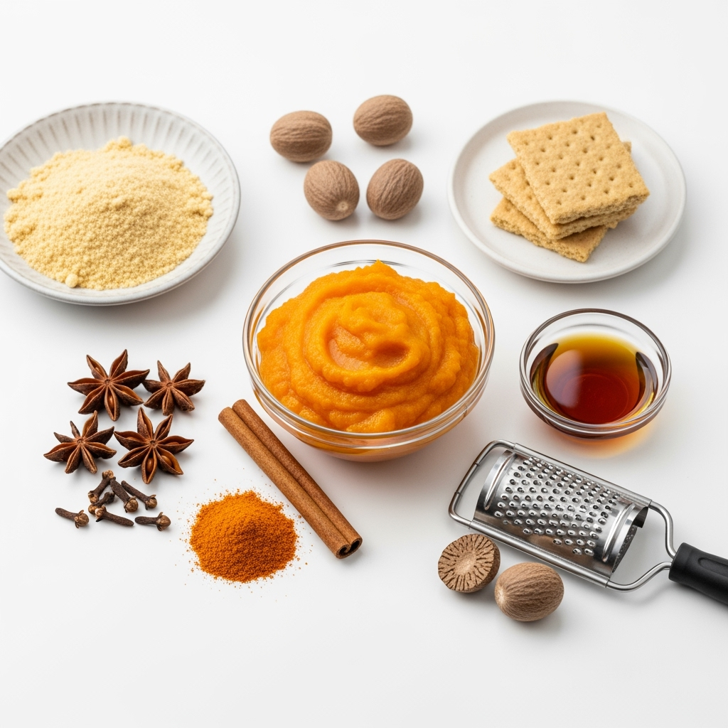 pumpkin-spice-rumchata-ingredients-fall Pumpkin spice rumchata drink recipe with fresh pumpkin puree ingredients