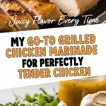 Juicy grilled chicken breast recipe with fresh herbs and flavorful marinade