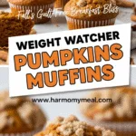 Weight watcher pumpkin muffins moist texture autumn cozy breakfast recipe