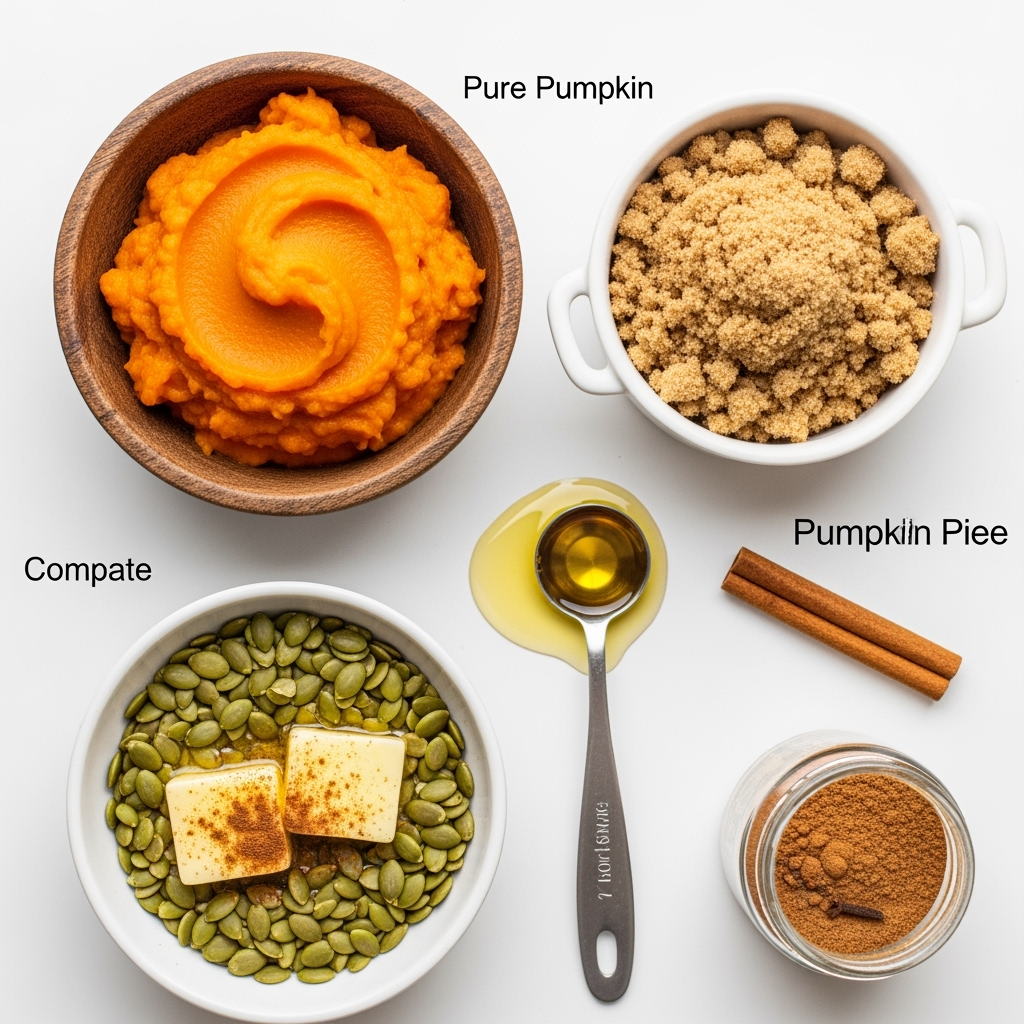 starbucks-pumpkin-muffin-ingredients Unique ingredients for Starbucks pumpkin muffins recipe with pumpkin puree