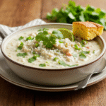 Creamy crockpot white chicken chili with cream cheese recipe