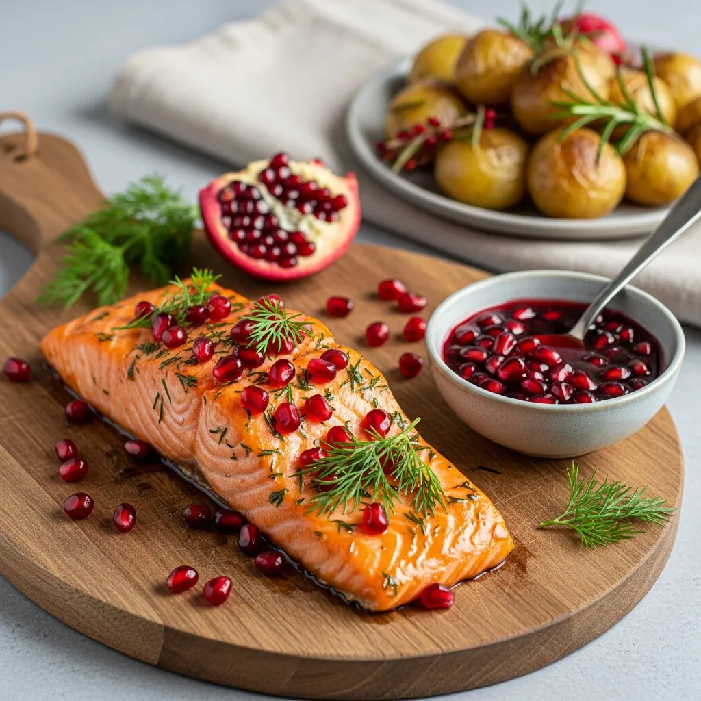 Recipe variations for Christmas Salmon with Pomegranate Sauce