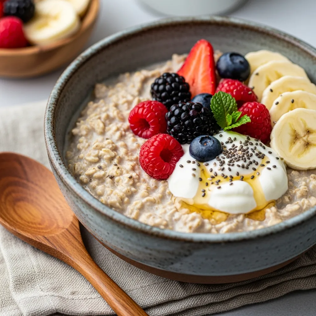 Ingredients for High-Protein Overnight Oats