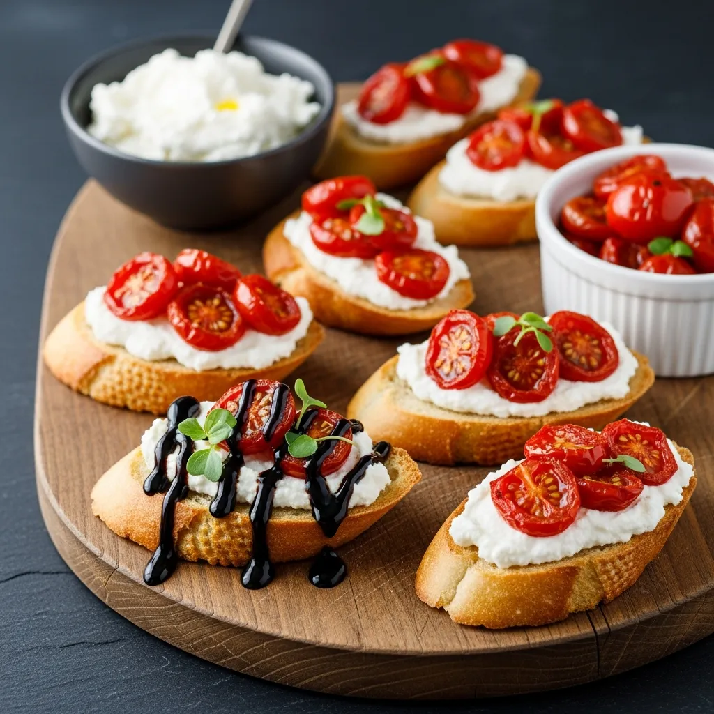 Recipe variations for Ricotta Bruschetta with Roasted Tomatoes
