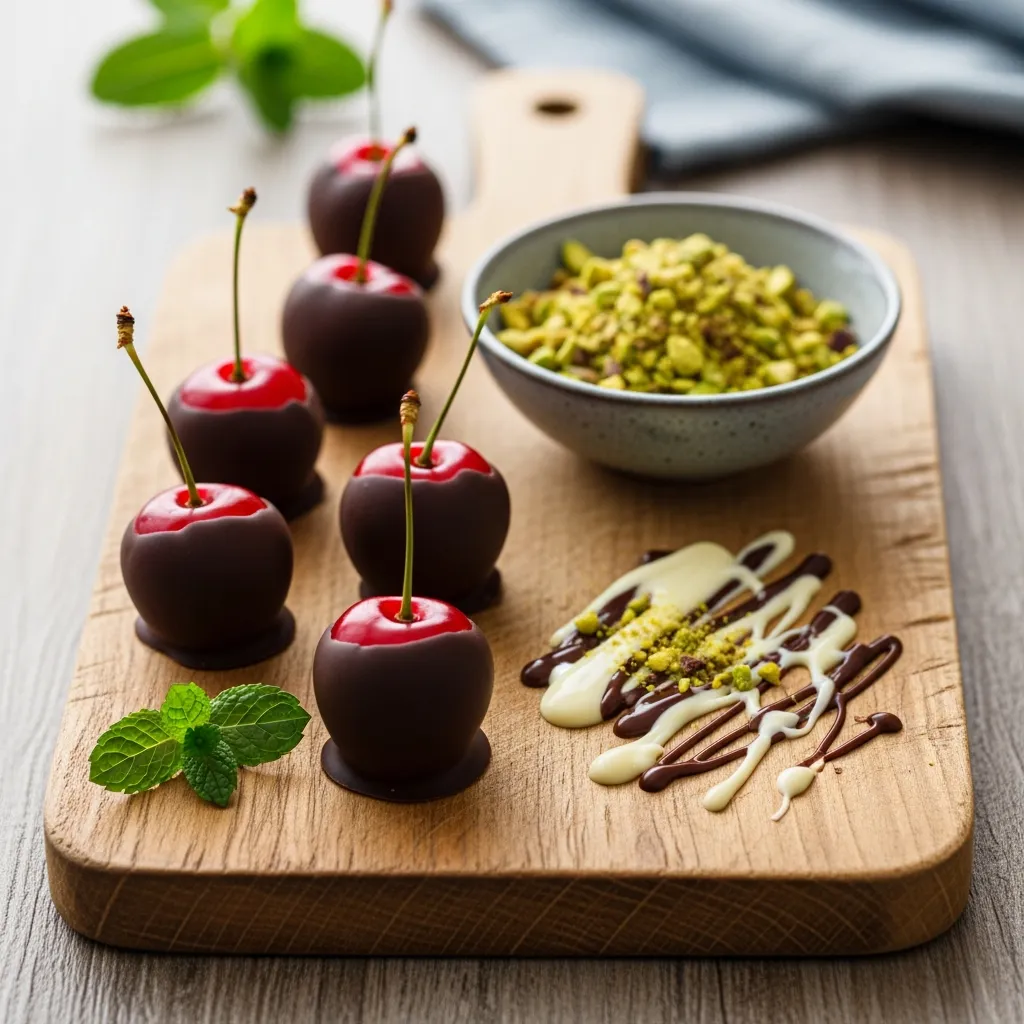 Recipe variations for Chocolate dipped cherries