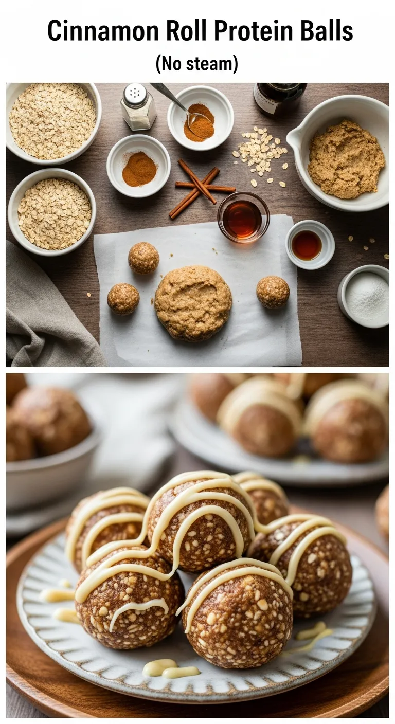 Storage and leftovers for Cinnamon Roll Protein Balls