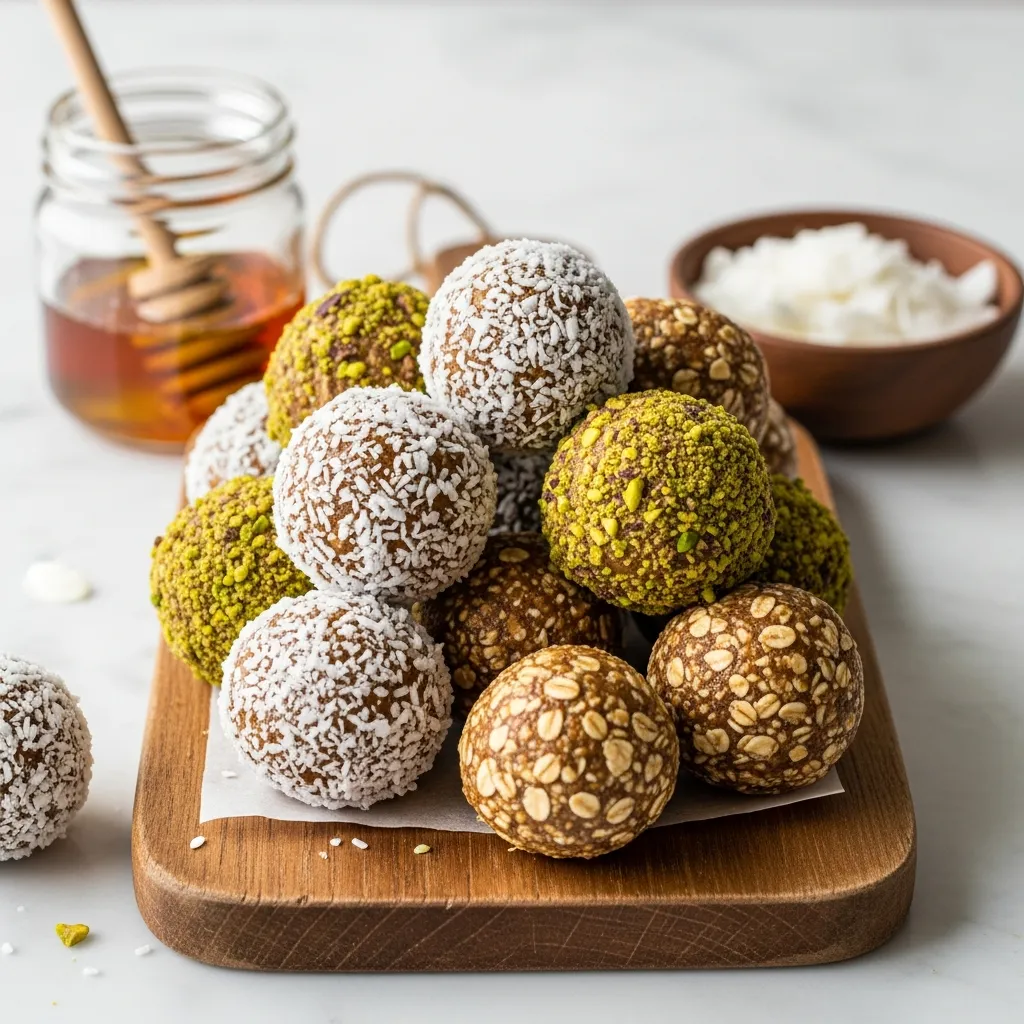 Ingredients for Energy Balls - Healthy No Bake Snack