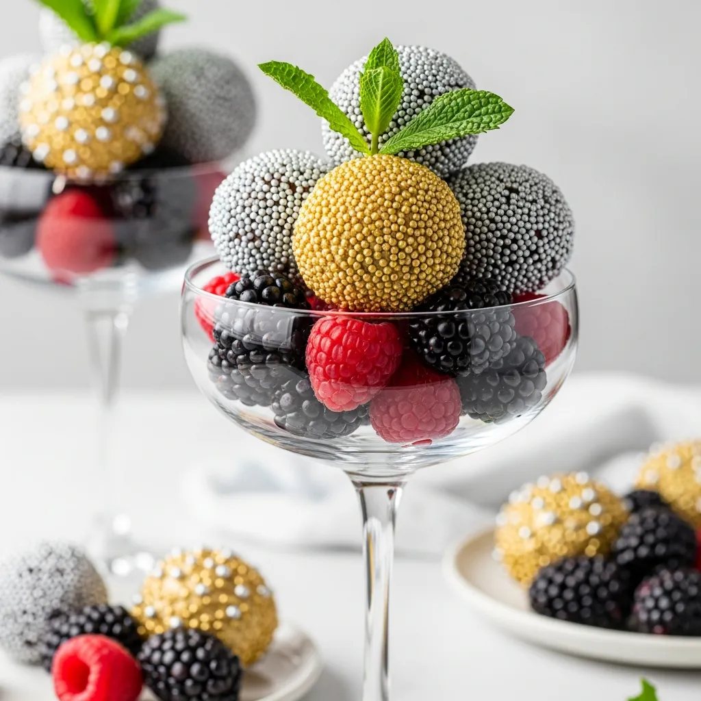 Ingredients for New Years Eve Cake Ball Drops