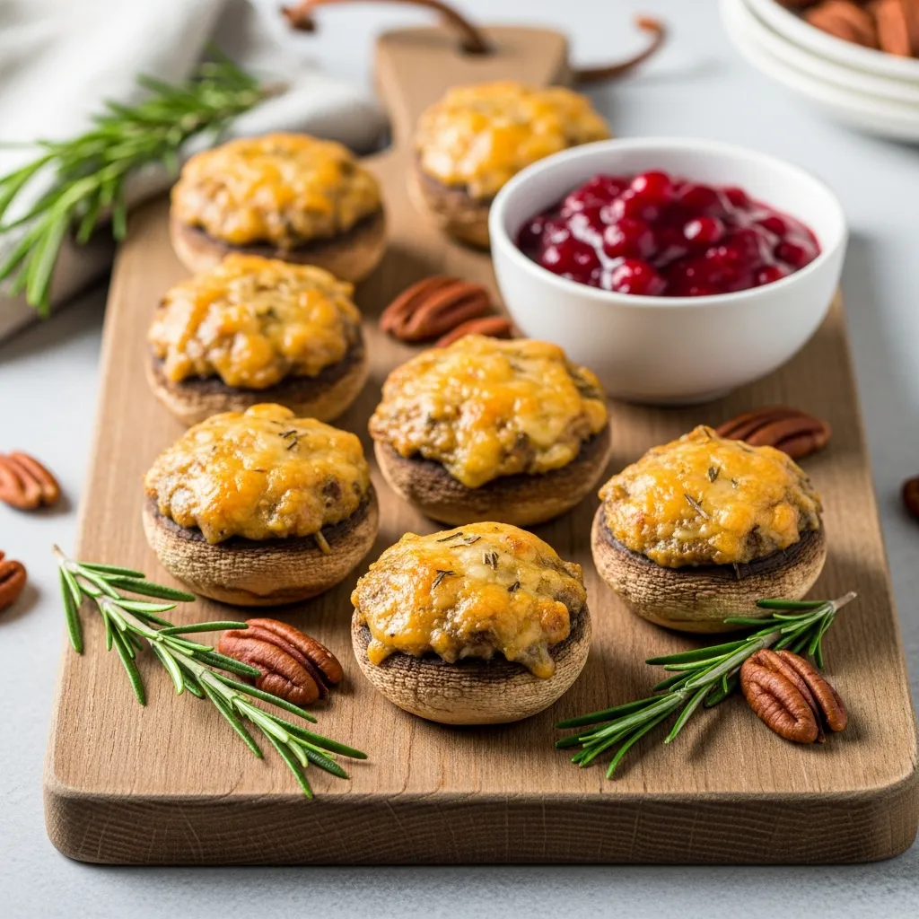 Recipe variations for Best Christmas Stuffed Mushrooms