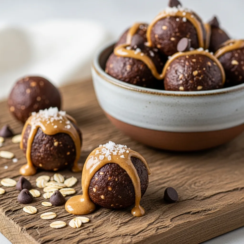 Ingredients for Protein-Packed No-Bake Cookie Dough Balls