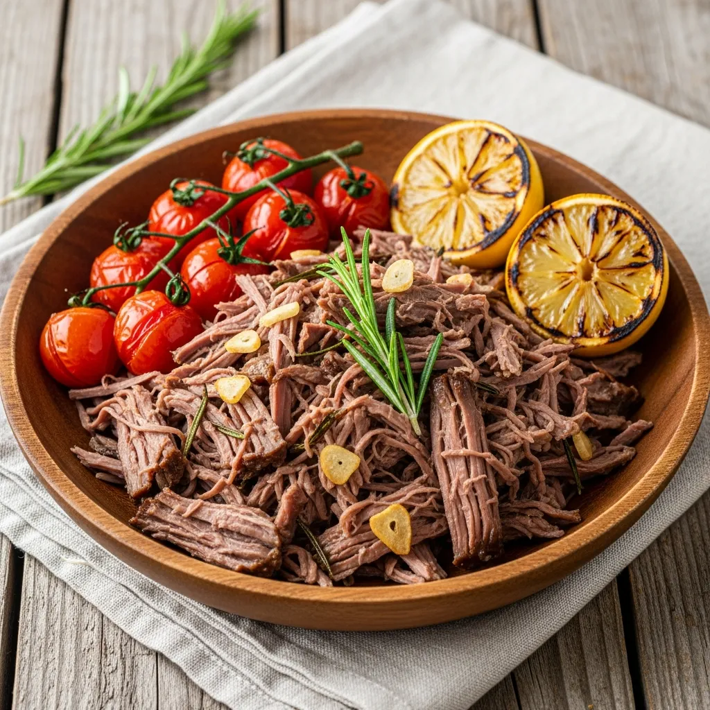 Ingredients for Rosemary and Garlic Roast Beef