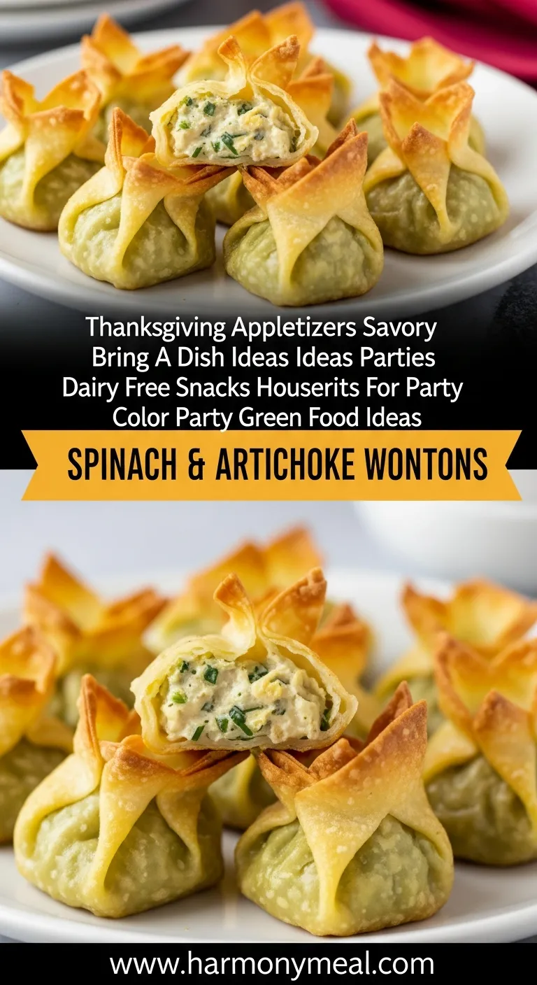 Storage and leftovers for Spinach & Artichoke Wontons