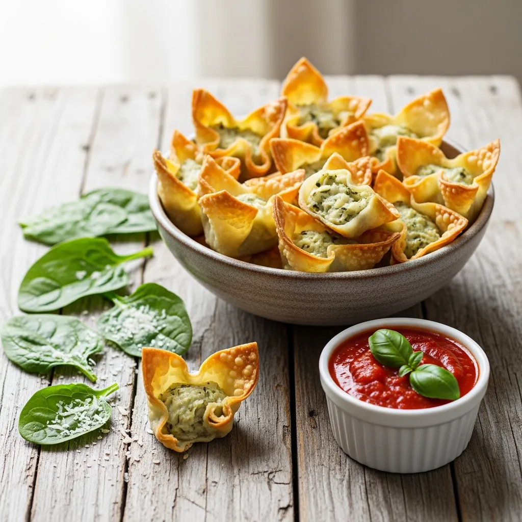 Recipe variations for Spinach & Artichoke Wontons