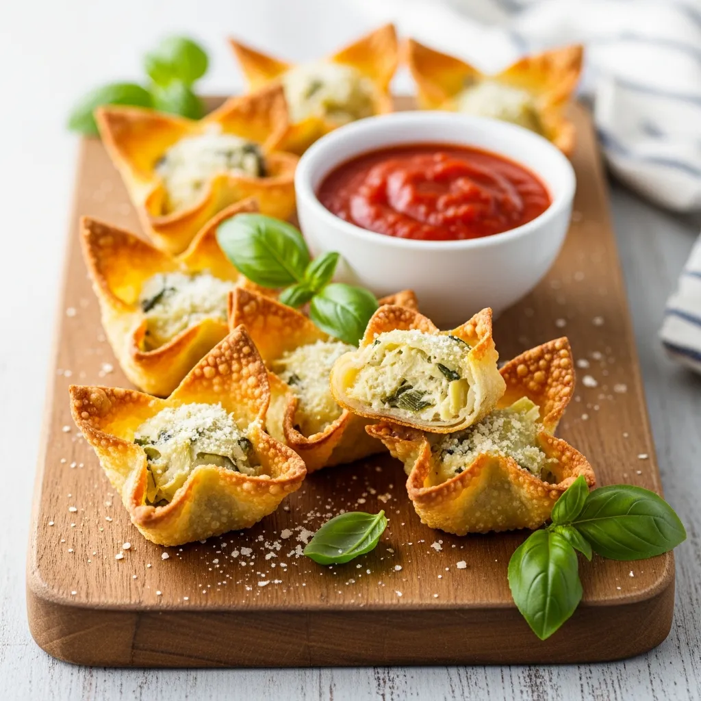 Recipe variations for Spinach & Artichoke Wontons
