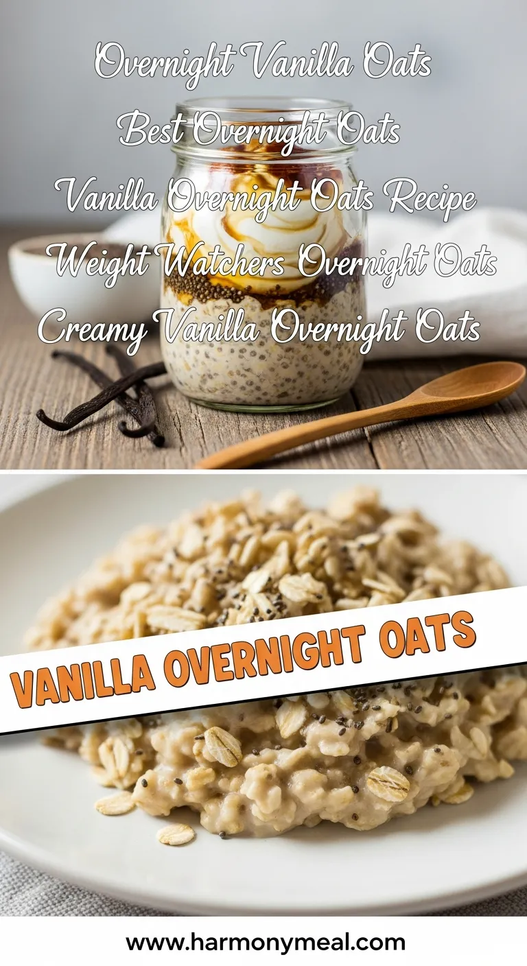 Storage and leftovers for Vanilla Overnight Oats