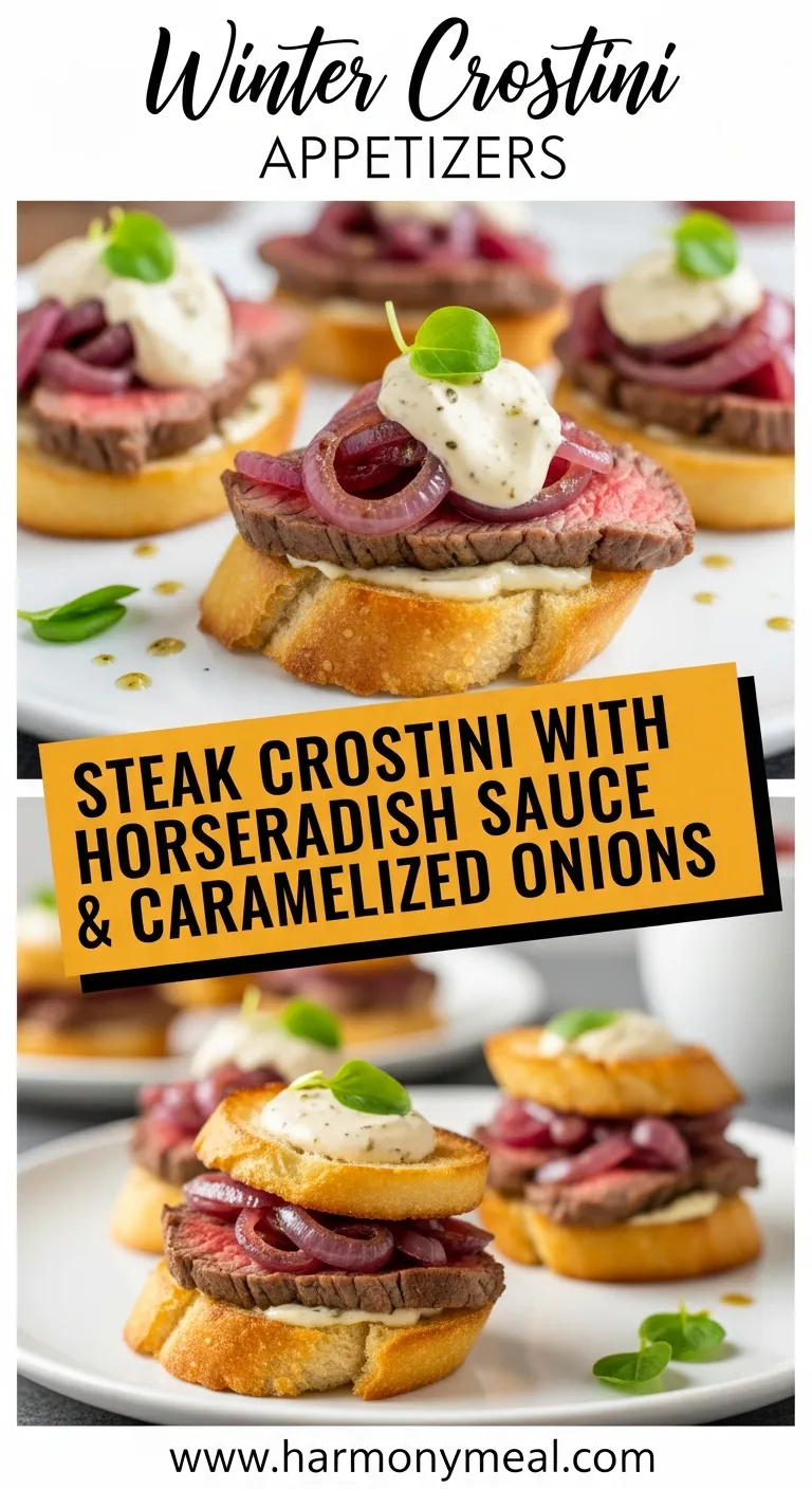 Storage and leftovers for Steak Crostini with Horseradish Sauce & Caramelized Onions
