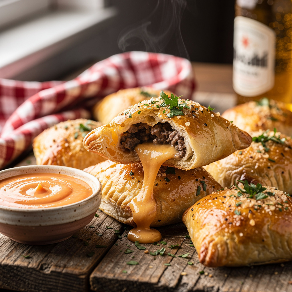 Recipe variations for Irresistible Garlic Parmesan Cheeseburger Bombs for Game Day