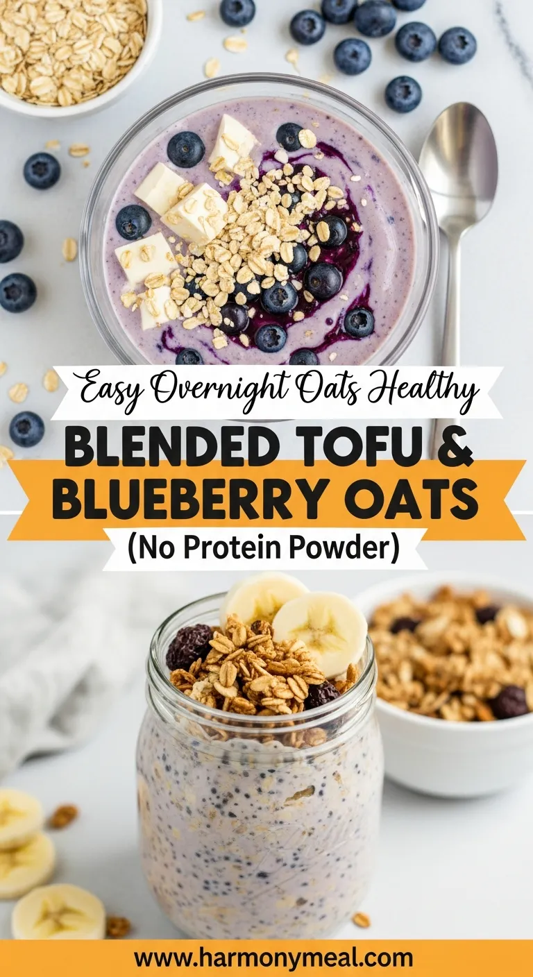 Storage and leftovers for Blended Tofu & Blueberry Oats (No Protein Powder)