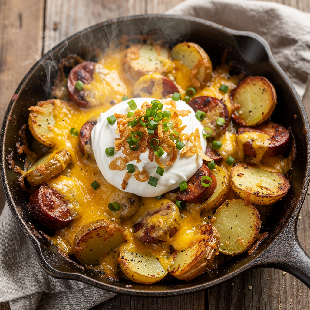 Recipe variations for Cheesy Ranch Potatoes and Smoked Sausage
