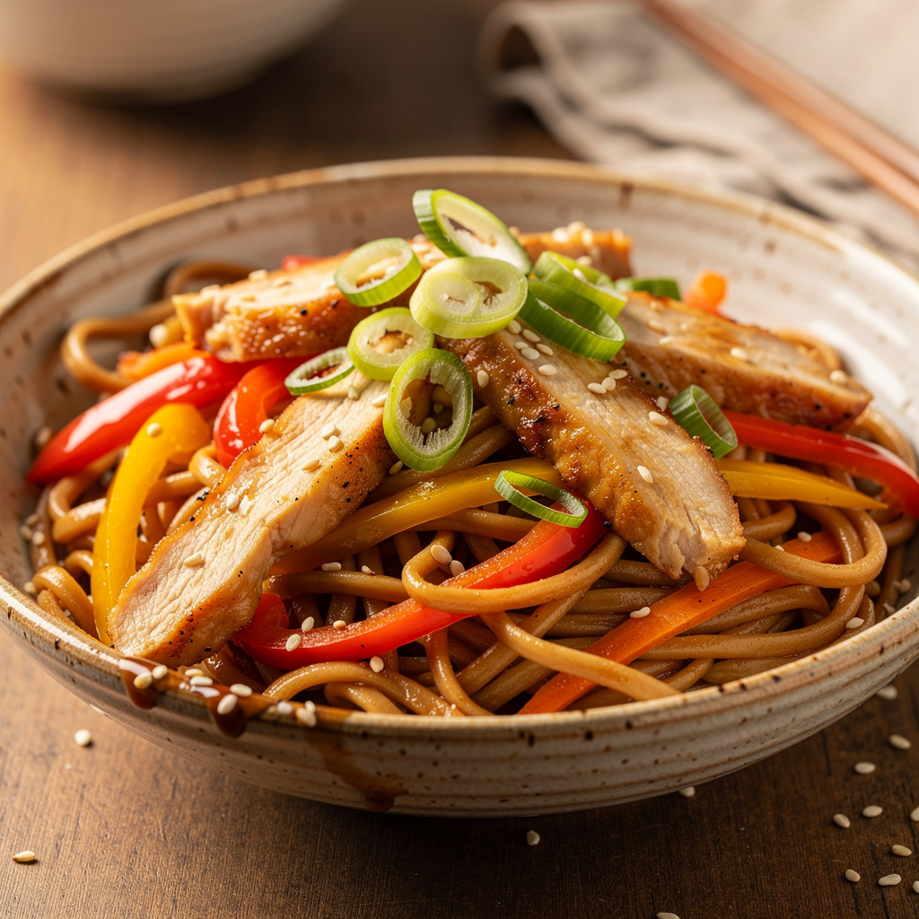 Ingredients for Easy Chicken Lo Mein Recipe