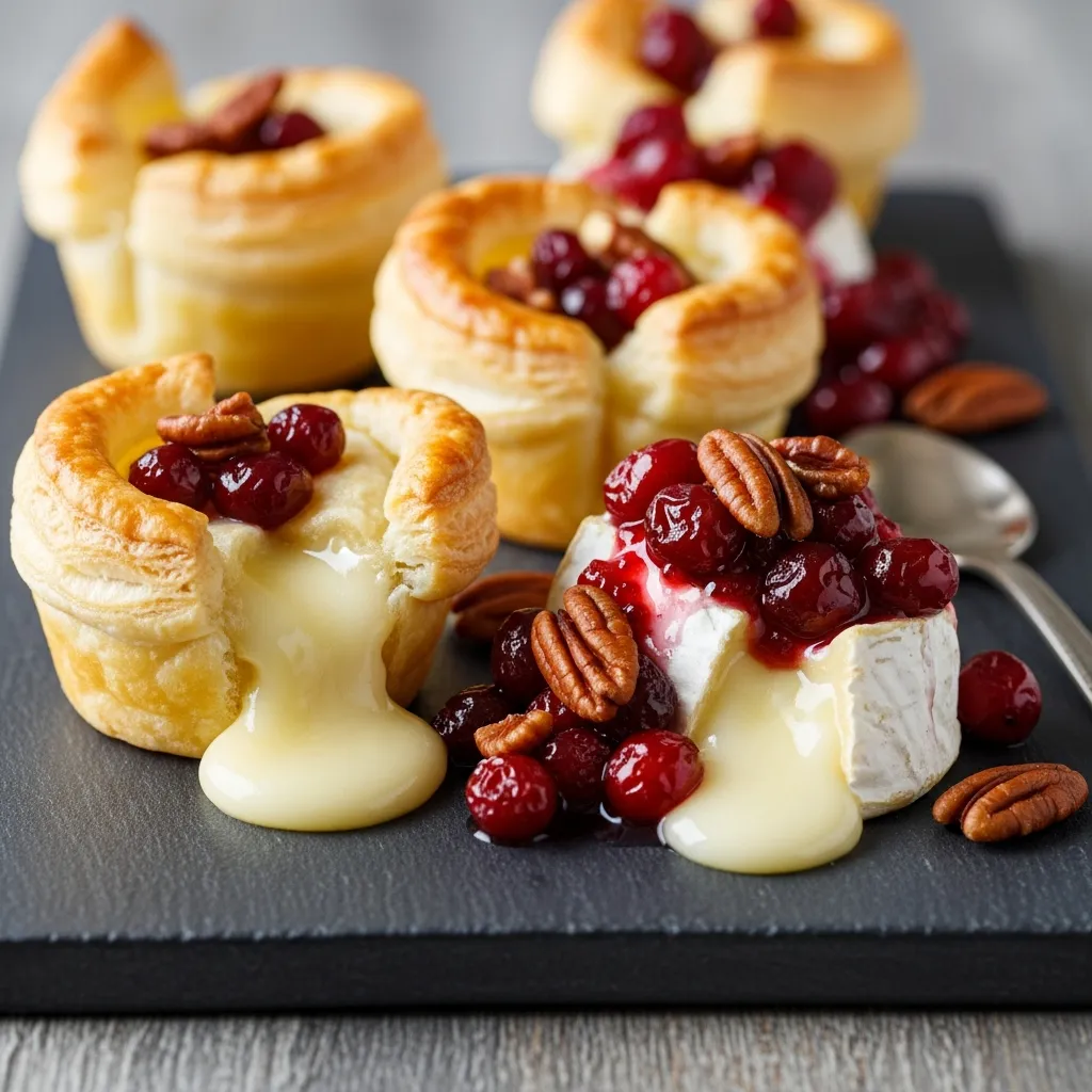 Ingredients for Cranberry brie cheese appetizer